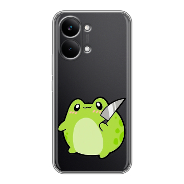 Силиконовый чехол на Poco X8 Pro Max с принтом Лягушенок Силиконовый чехол на Poco X8 Pro Max с принтом Лягушенок