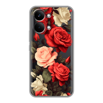 Силиконовый чехол на Poco X8 Pro Max с принтом Розы Силиконовый чехол на Poco X8 Pro Max с принтом Розы