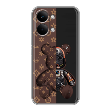 Силиконовый чехол на Poco X8 Pro Max с принтом Луи робот Силиконовый чехол на Poco X8 Pro Max с принтом Луи робот
