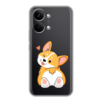 Силиконовый чехол на Poco X8 Pro Max с принтом Корги Силиконовый чехол на Poco X8 Pro Max с принтом Корги