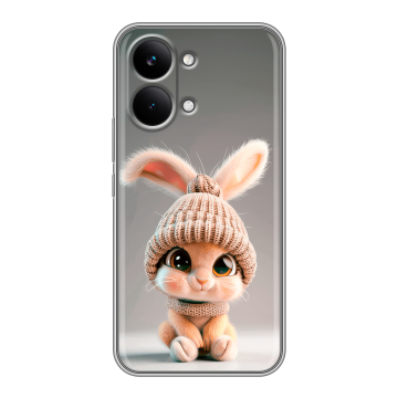 Силиконовый чехол на Poco X8 Pro Max с принтом Кролик Силиконовый чехол на Poco X8 Pro Max с принтом Кролик