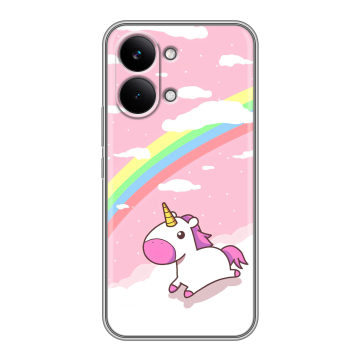 Силиконовый чехол на Poco X8 Pro Max с принтом Единорог Силиконовый чехол на Poco X8 Pro Max с принтом Единорог