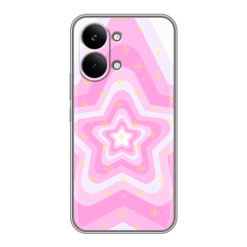 Силиконовый чехол на Poco X8 Pro Max с принтом Сердечки Силиконовый чехол на Poco X8 Pro Max с принтом Сердечки