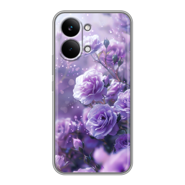 Силиконовый чехол на Poco X8 Pro Max с принтом Розы цветы Силиконовый чехол на Poco X8 Pro Max с принтом Розы цветы