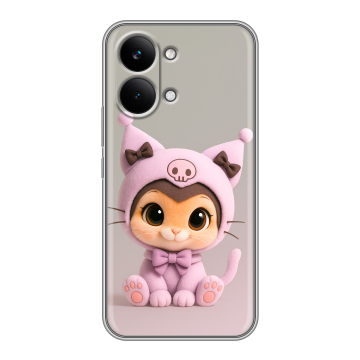 Силиконовый чехол на Poco X8 Pro Max с принтом Куроми Kuromi Силиконовый чехол на Poco X8 Pro Max с принтом Куроми Kuromi