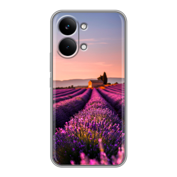 Силиконовый чехол на Poco X8 Pro Max с принтом лаванда Силиконовый чехол на Poco X8 Pro Max с принтом лаванда