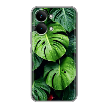 Силиконовый чехол на Poco X8 Pro Max с принтом Листья Силиконовый чехол на Poco X8 Pro Max с принтом Листья