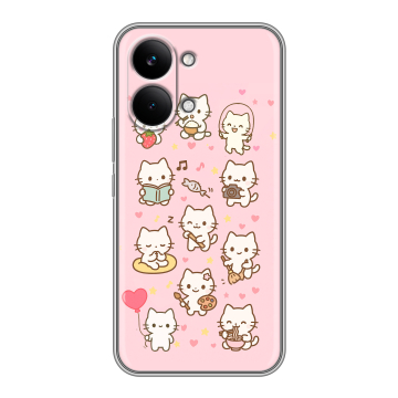 Силиконовый чехол на Poco X8 Pro Max с принтом Hello Kitty Хелоу Кити Силиконовый чехол на Poco X8 Pro Max с принтом Hello Kitty Хелоу Кити