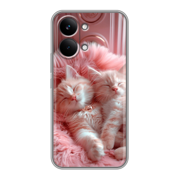 Силиконовый чехол на Poco X8 Pro Max с принтом котята котики Силиконовый чехол на Poco X8 Pro Max с принтом котята котики