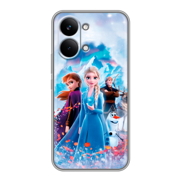 Силиконовый чехол на Poco X8 Pro Max с принтом Холодное сердце Frozen Силиконовый чехол на Poco X8 Pro Max с принтом Холодное сердце Frozen