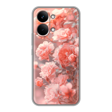 Силиконовый чехол на Poco X8 Pro Max с принтом Розы цветы Силиконовый чехол на Poco X8 Pro Max с принтом Розы цветы