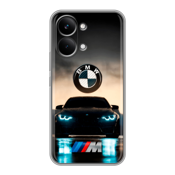Силиконовый чехол на Poco X8 Pro Max с принтом БМВ BMW Силиконовый чехол на Poco X8 Pro Max с принтом БМВ BMW
