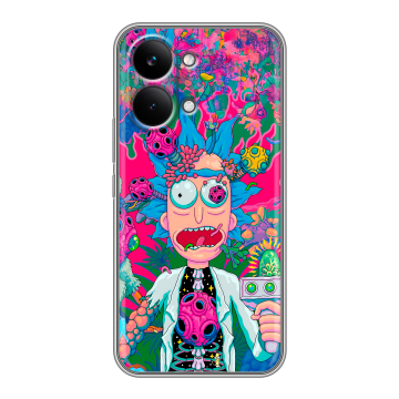 Силиконовый чехол на Poco X8 Pro Max с принтом Рик и Морти Rick Morty Силиконовый чехол на Poco X8 Pro Max с принтом Рик и Морти Rick Morty