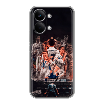 Силиконовый чехол на Poco X8 Pro Max с принтом Реал Роналдо Real Ronaldo Силиконовый чехол на Poco X8 Pro Max с принтом Реал Роналдо Real Ronaldo