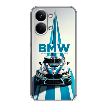 Силиконовый чехол на Poco X8 Pro Max с принтом БМВ BMW Силиконовый чехол на Poco X8 Pro Max с принтом БМВ BMW