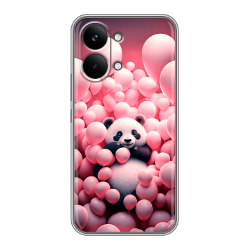 Силиконовый чехол на Poco X8 Pro Max с принтом Панда Силиконовый чехол на Poco X8 Pro Max с принтом Панда
