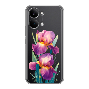 Силиконовый чехол на Poco X8 Pro Max с принтом Цветы орхидеи Силиконовый чехол на Poco X8 Pro Max с принтом Цветы орхидеи