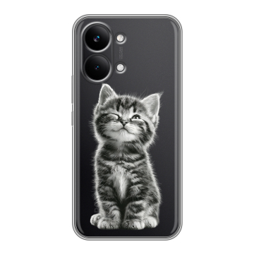 Силиконовый чехол на Poco X8 Pro Max с принтом Котенок Силиконовый чехол на Poco X8 Pro Max с принтом Котенок