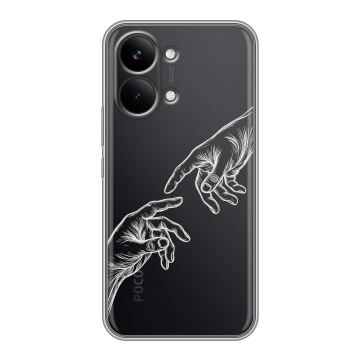 Силиконовый чехол на Poco X8 Pro Max с принтом Сотворение мира Силиконовый чехол на Poco X8 Pro Max с принтом Сотворение мира