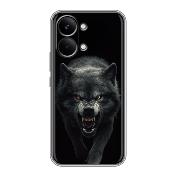 Силиконовый чехол на Poco X8 Pro Max с принтом Волк Силиконовый чехол на Poco X8 Pro Max с принтом Волк