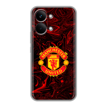 Силиконовый чехол на Poco X8 Pro Max с принтом Manchester United Силиконовый чехол на Poco X8 Pro Max с принтом Manchester United