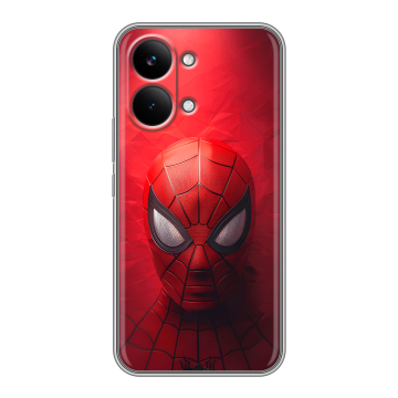 Силиконовый чехол на Poco X8 Pro Max с принтом Spiderman Человек паук Силиконовый чехол на Poco X8 Pro Max с принтом Spiderman Человек паук