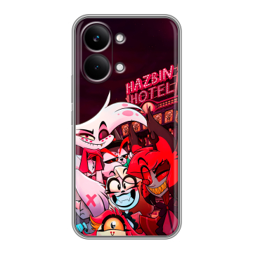 Силиконовый чехол на Poco X8 Pro Max с принтом Hazbin Hotel Отель Хазбин Силиконовый чехол на Poco X8 Pro Max с принтом Hazbin Hotel Отель Хазбин