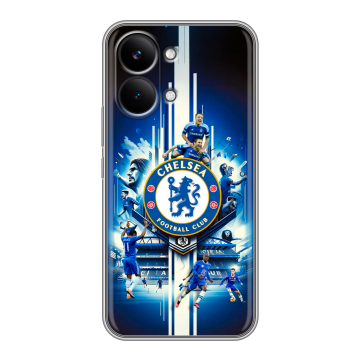 Силиконовый чехол на Poco X8 Pro Max с принтом Chelsea Челси Силиконовый чехол на Poco X8 Pro Max с принтом Chelsea Челси