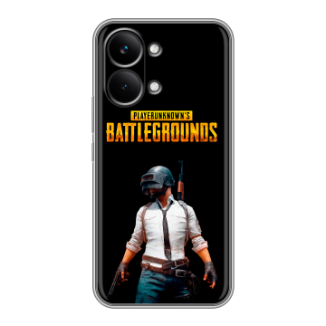Силиконовый чехол на Poco X8 Pro Max с принтом PUGB ПАГБ Силиконовый чехол на Poco X8 Pro Max с принтом PUGB ПАГБ