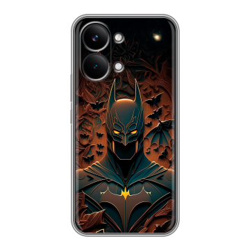Силиконовый чехол на Poco X8 Pro Max с принтом Batman Бэтмен
