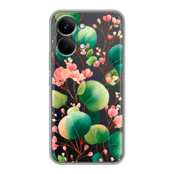 Силиконовый чехол на Poco X8 Pro Max с принтом женский