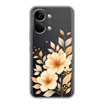 Силиконовый чехол на Poco X8 Pro Max с принтом для девушки