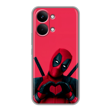 Силиконовый чехол на Poco X8 Pro Max с принтом Дедпул Deadpool