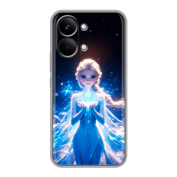 Силиконовый чехол на Poco X8 Pro Max с принтом Холодное сердце Frozen
