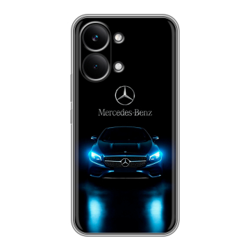 Силиконовый чехол на Poco X8 Pro Max с принтом Mercedes Мерседес Силиконовый чехол на Poco X8 Pro Max с принтом Mercedes Мерседес