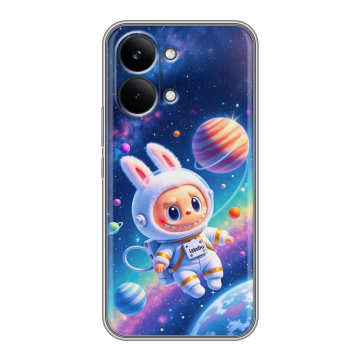 Силиконовый чехол на Poco X8 Pro Max с принтом Labubu Лабубу