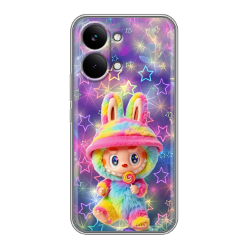 Силиконовый чехол на Poco X8 Pro Max с принтом Labubu Лабубу Силиконовый чехол на Poco X8 Pro Max с принтом Labubu Лабубу