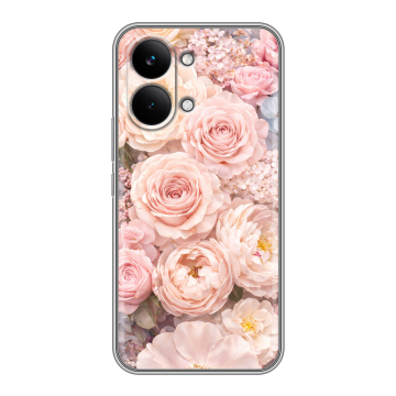 Силиконовый чехол на Poco X8 Pro Max с принтом женский