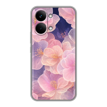 Силиконовый чехол на Poco X8 Pro Max с принтом женский