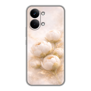 Силиконовый чехол на Poco X8 Pro Max с принтом женский