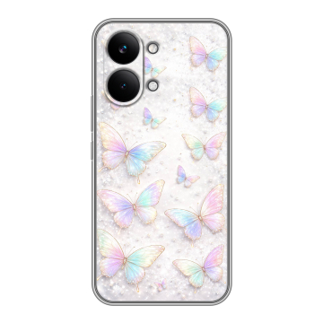 Силиконовый чехол на Poco X8 Pro Max с принтом женский