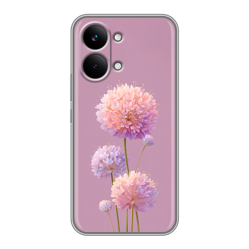 Силиконовый чехол на Poco X8 Pro Max с принтом Цветы Силиконовый чехол на Poco X8 Pro Max с принтом Цветы