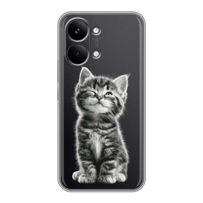 Силиконовый чехол на Poco X8 Pro Max с принтом Котенок Силиконовый чехол на Poco X8 Pro Max с принтом Котенок