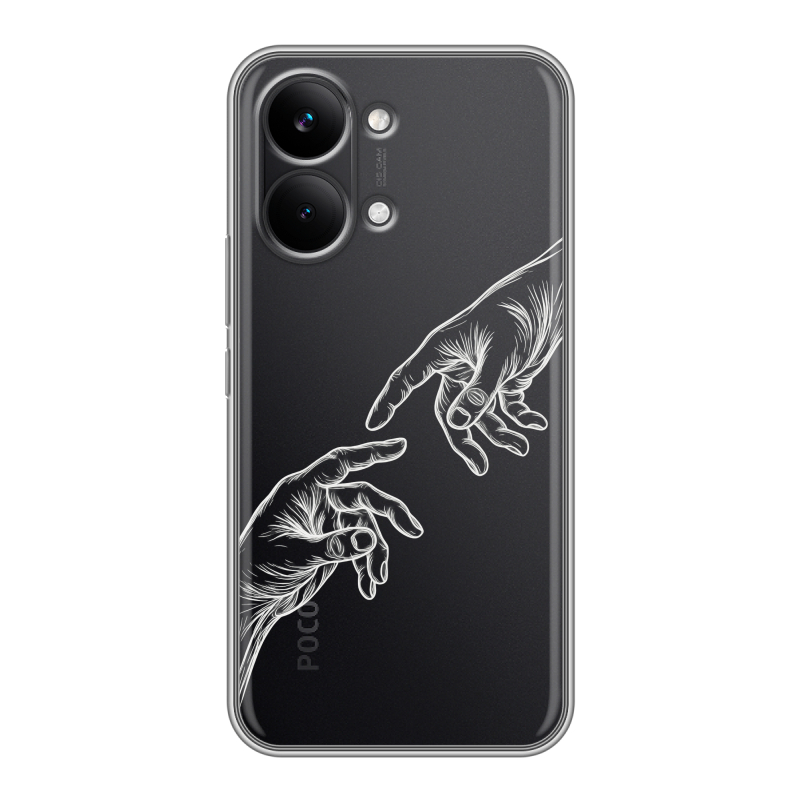 Силиконовый чехол на Poco X8 Pro Max с принтом Сотворение мира Силиконовый чехол на Poco X8 Pro Max с принтом Сотворение мира