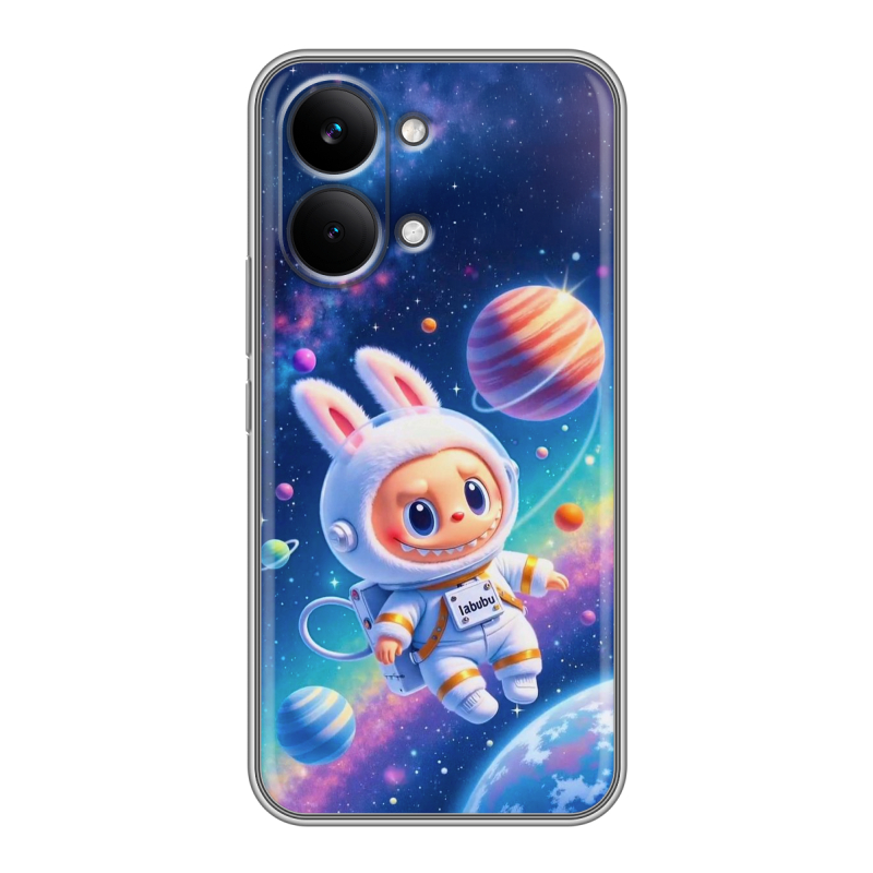 Силиконовый чехол на Poco X8 Pro Max с принтом Labubu Лабубу Силиконовый чехол на Poco X8 Pro Max с принтом Labubu Лабубу