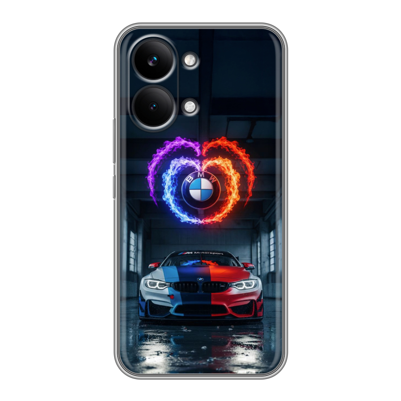 Силиконовый чехол на Poco X8 Pro Max с принтом BMW БМВ Силиконовый чехол на Poco X8 Pro Max с принтом BMW БМВ
