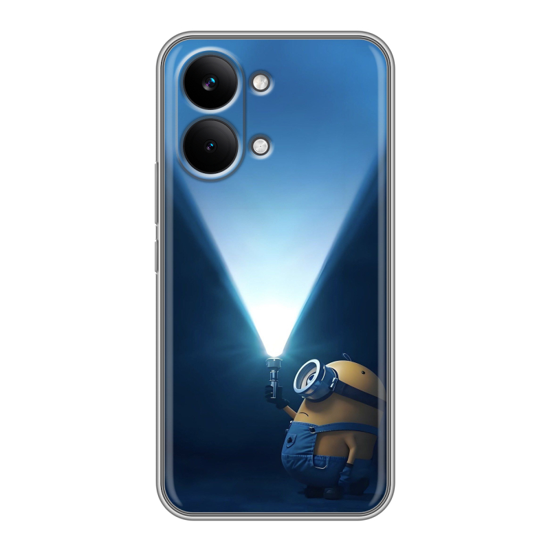 Силиконовый чехол на Poco X8 Pro Max с принтом Миньоны Силиконовый чехол на Poco X8 Pro Max с принтом Миньоны