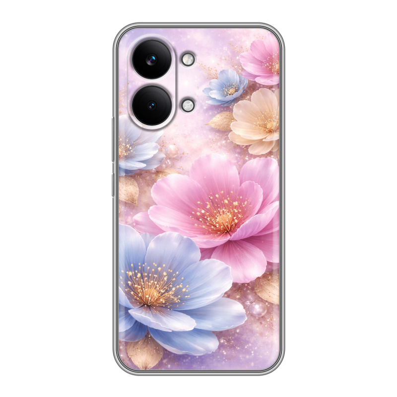 Силиконовый чехол на Poco X8 Pro Max с принтом женский Силиконовый чехол на Poco X8 Pro Max с принтом женский