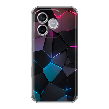 Силиконовый чехол на Honor 600 Lite с принтом Геометрия неона Силиконовый чехол на Honor 600 Lite с принтом Геометрия неона