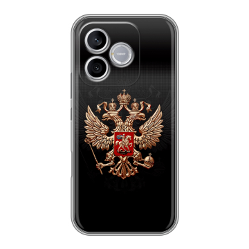 Силиконовый чехол на Honor 600 Lite с принтом Герб России Силиконовый чехол на Honor 600 Lite с принтом Герб России